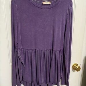Altar’d state Purple Flowy Tunic Top *EXCELLENT CONDITION*